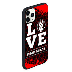 Чехол iPhone 11 Pro матовый Dead Space Love Классика, цвет: 3D-черный — фото 2