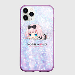 Чехол iPhone 11 Pro матовый В Любви как на войне - Госпожа Кагуя - Синомия, цвет: 3D-фиолетовый
