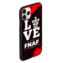 Чехол iPhone 11 Pro матовый FNAF Love Классика, цвет: 3D-черный — фото 2