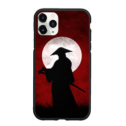 Чехол iPhone 11 Pro матовый Samurai Самурай, цвет: 3D-черный