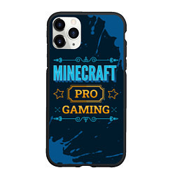 Чехол iPhone 11 Pro матовый Игра Minecraft: PRO Gaming, цвет: 3D-черный