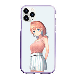 Чехол iPhone 11 Pro матовый Iroha Isshiki OreGairu, цвет: 3D-светло-сиреневый