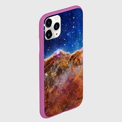 Чехол iPhone 11 Pro матовый Туманность Киля фото НАСА, цвет: 3D-фиолетовый — фото 2