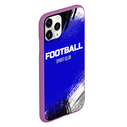 Чехол iPhone 11 Pro матовый Sports club FOOTBALL, цвет: 3D-фиолетовый — фото 2