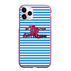 Чехол iPhone 11 Pro матовый Poppy play time Mommy long legs, цвет: 3D-малиновый