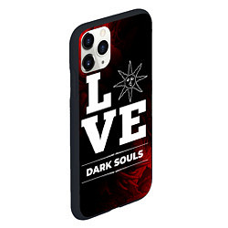 Чехол iPhone 11 Pro матовый Dark Souls Love Классика, цвет: 3D-черный — фото 2