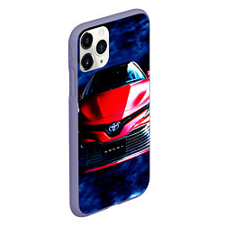 Чехол iPhone 11 Pro матовый Тойота Камри, цвет: 3D-серый — фото 2