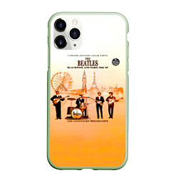 Чехол iPhone 11 Pro матовый The Beatles Blackpool And Paris 1964-65, цвет: 3D-салатовый