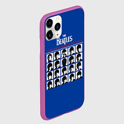 Чехол iPhone 11 Pro матовый The Beatles - A Hard Days Night, цвет: 3D-фиолетовый — фото 2