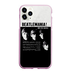 Чехол iPhone 11 Pro матовый With The Beatles Битломания, цвет: 3D-розовый