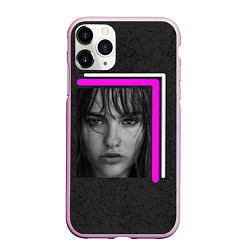 Чехол iPhone 11 Pro матовый Victoria Di Angelis Maneskin, цвет: 3D-розовый