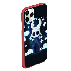 Чехол iPhone 11 Pro матовый Hollow Knight бабочки, цвет: 3D-красный — фото 2