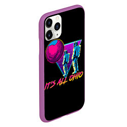 Чехол iPhone 11 Pro матовый Its All Ohio, цвет: 3D-фиолетовый — фото 2