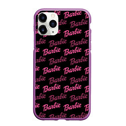 Чехол iPhone 11 Pro матовый Barbie - Барби, цвет: 3D-фиолетовый