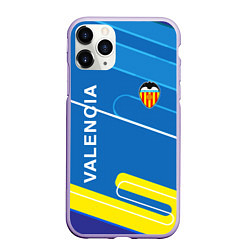 Чехол iPhone 11 Pro матовый Valencia Абстракция, цвет: 3D-светло-сиреневый