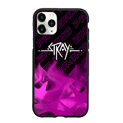 Чехол iPhone 11 Pro матовый Stray pro gaming: символ сверху, цвет: 3D-черный