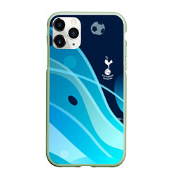 Чехол iPhone 11 Pro матовый Tottenham hotspur Абстракция, цвет: 3D-салатовый