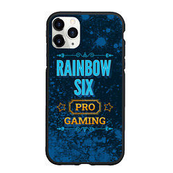 Чехол iPhone 11 Pro матовый Игра Rainbow Six: pro gaming, цвет: 3D-черный