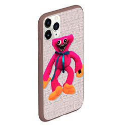 Чехол iPhone 11 Pro матовый Киси Миси объёмная игрушка - Kissy Missy, цвет: 3D-коричневый — фото 2