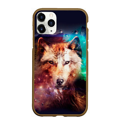 Чехол iPhone 11 Pro матовый Сказочная волчица, цвет: 3D-коричневый