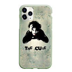 Чехол iPhone 11 Pro матовый Роберт Смит - The Cure, цвет: 3D-салатовый