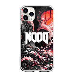 Чехол iPhone 11 Pro матовый Mood in doom style 2