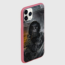 Чехол iPhone 11 Pro матовый STALKER На Привале В Припяти, цвет: 3D-малиновый — фото 2