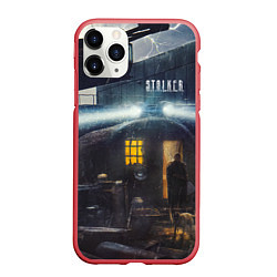 Чехол iPhone 11 Pro матовый STALKER Сторож, цвет: 3D-красный