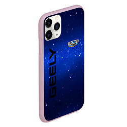 Чехол iPhone 11 Pro матовый Geely - звёзды, цвет: 3D-розовый — фото 2