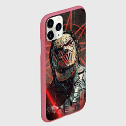 Чехол iPhone 11 Pro матовый Mick Thomson-Slipknot, цвет: 3D-малиновый — фото 2
