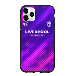 Чехол iPhone 11 Pro матовый Liverpool legendary sport grunge, цвет: 3D-черный