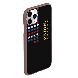 Чехол iPhone 11 Pro матовый 23 RUS Кубань, цвет: 3D-коричневый — фото 2