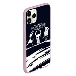 Чехол iPhone 11 Pro матовый Hollow knight - краска, цвет: 3D-розовый — фото 2