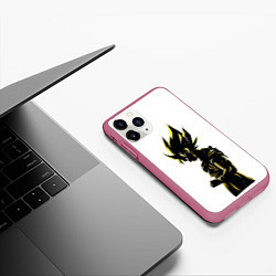 Чехол iPhone 11 Pro матовый Dragonball, цвет: 3D-малиновый — фото 2