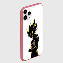 Чехол iPhone 11 Pro матовый Dragonball, цвет: 3D-малиновый — фото 2