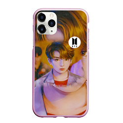 Чехол iPhone 11 Pro матовый BTS JK DNA, цвет: 3D-розовый