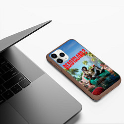 Чехол iPhone 11 Pro матовый Dead island 2 главный герой, цвет: 3D-коричневый — фото 2