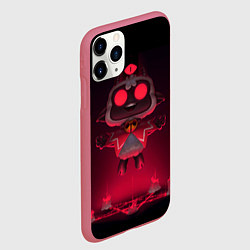 Чехол iPhone 11 Pro матовый Cult of the Lamb - Ритуал, цвет: 3D-малиновый — фото 2