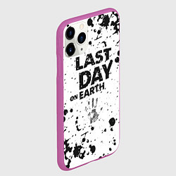 Чехол iPhone 11 Pro матовый The last of us - краска, цвет: 3D-фиолетовый — фото 2