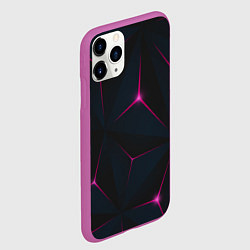 Чехол iPhone 11 Pro матовый Розовое созвездие, цвет: 3D-фиолетовый — фото 2