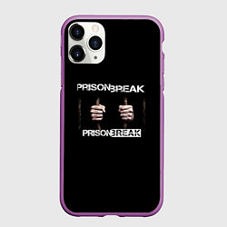 Чехол iPhone 11 Pro матовый Побег сериал, цвет: 3D-фиолетовый