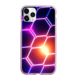 Чехол iPhone 11 Pro матовый Магическая неоновая броня, цвет: 3D-розовый