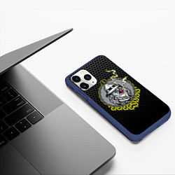 Чехол iPhone 11 Pro матовый Грустный гангстер - клоун, цвет: 3D-тёмно-синий — фото 2