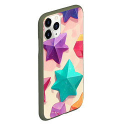 Чехол iPhone 11 Pro матовый Сладости в стиле аниме, цвет: 3D-темно-зеленый — фото 2