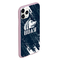 Чехол iPhone 11 Pro матовый Stalker - краска, цвет: 3D-розовый — фото 2