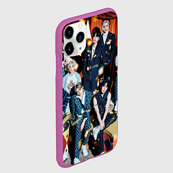 Чехол iPhone 11 Pro матовый Stray Kids Circus, цвет: 3D-фиолетовый — фото 2