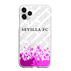 Чехол iPhone 11 Pro матовый Sevilla pro football: символ сверху, цвет: 3D-белый