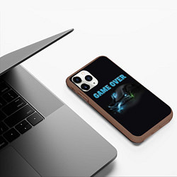 Чехол iPhone 11 Pro матовый Game over - доигрался, цвет: 3D-коричневый — фото 2