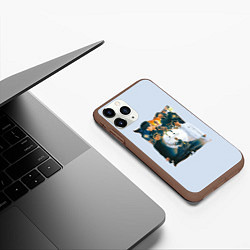 Чехол iPhone 11 Pro матовый BTS fairy tale, цвет: 3D-коричневый — фото 2