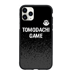 Чехол iPhone 11 Pro матовый Tomodachi Game glitch на темном фоне: символ сверх, цвет: 3D-черный